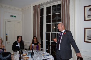Rob Duggan speaking at event